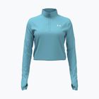 Longsleeve treningowy damskiUnder Armour Tech Branded 1/2 Zip blue haze/lumos lime/white