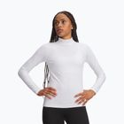Longsleeve treningowy damski Under Armour ColdGear Mock LS white/halo gray