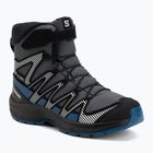 Buty turystyczne dziecięce Salomon XA Pro V8 Winter Waterproof turbulence/black/dark blue