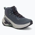 Buty turystyczne damskie Salomon Genesis Mid GTX grisaille/green milieu