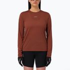 Longsleeve do biegania damski Salomon Shakeout Core LS Tee burnt umber