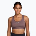 Biustonosz treningowy Nike Swoosh Medium Support tatto/white