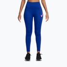 Legginsy damskie Nike Tempo Swoosh Run old royal/pink rise