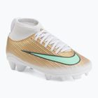 Buty piłkarskie dziecięce Nike Jr. Mercurial Superfly 11 Club "Kylian Mbappé" MG metallic gold/green glow
