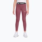 Legginsy dziecięce Nike Pro pink smoke/white