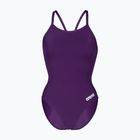 Strój pływacki jednoczęściowy damski Arena Team Light Drop Solid plum/white