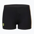 Bokserki pływackie dziecięce arena Palette Swim Short black/calypso coral multi