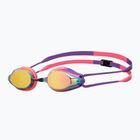 Okulary do pływania arena Tracks Mirror copper/plum/bright coral