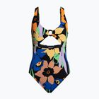 Strój kąpielowy jednoczęściowy damski ROXY Color Jam anthracite flower jammin