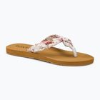 Japonki damskie ROXY Paia V white/crazy pink print