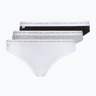 Majtki damskie Lacoste 8F1338 3 pary black/white/silver chine