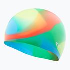 Czepek pływacki dziecięcy TYR Tiedye Silicone Multicolor Jr blue/yellow/green/orange