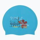 Czepek pływacki dziecięcy Fashy 30402 Printed sky blue