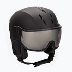 Kask narciarski UVEX Instinct Visor black matt/mirror silver/smoke