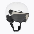 Kask narciarski UVEX Wanted Visor V white matt/variomatc smoke