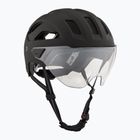 Kask rowerowy UVEX Stride Visor black matt/litemirror silver