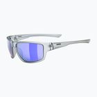 Okulary przeciwsłoneczne UVEX Sportstyle 230 smoke matt/mirror blue