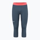 Spodnie termoaktywne męskie Salewa Cristallo Warm AMR 3/4 dark denim
