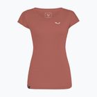 Koszulka trekkingowa damska Salewa Puez Melange Dry etruscan red melange