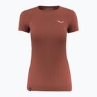 Koszulka trekkingowa damska Salewa Zebru Medium Warm Amr etruscan red