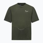 Koszulka męska Salewa Pedroc Dry Hyb dark olive