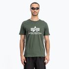 Koszulka męska Alpha Industries Basic dark olive