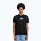 Koszulka męska Alpha Industries Basic Mid Logo black