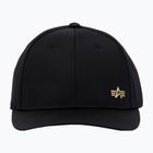 Czapka z daszkiem męska Alpha Industries Metal Label black/shiny gold