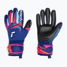 Rękawice bramkarskie dziecięce Reusch Attrakt Infinity Evolution NC Junior sharp blue/shocking orange/black
