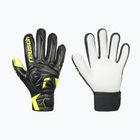 Rękawice bramkarskie dziecięce Reusch Attrakt Starter Solid Finger Support Junior black/safety yellow