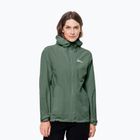 Kurtka przeciwdeszczowa damska Jack Wolfskin Pack & Go Shell picnic green