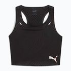 Top treningowy PUMA Run Ultraspun Crop puma black/ fireglow