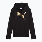 Bluza damska PUMA  ESS Metalic Hoodie TR puma black/metallic gold