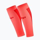 Opaski kompresyjne na łydki damskie CEP Ultralight Calf 4.0 neon coral/red