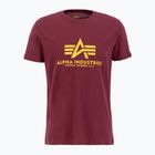Koszulka męska Alpha Industries Basic burgundy