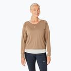 Longsleeve + koszulka do biegania damska ASICS Nagino Run pepper/oatmeal