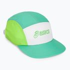 Czapka z daszkiem ASICS Performance Running 5 panel aurora green/cream