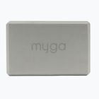 Kostka do jogi Myga Foam Block do jogi grey