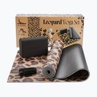 Zestaw do jogi Myga Leopard Yoga Set brown