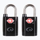 Kłódka Lifeventure TSA Mini Padlocks 2 pack black