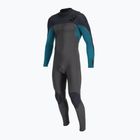 Pianka do pływania dziecięca O'Neill Hyperfreak Fire 5/4+ mm Chest Zip Full midnight/black/tidepool