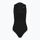 Strój pływacki jednoczęściowy damski ZONE3 OWS Renew High Neck black