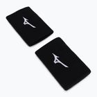 Frotki na nadgarstek Mizuno Wristband Long 2 szt. black/white