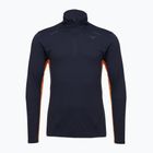 Longsleeve do biegania męski Mizuno Tech Thermal Charge Half Zip baritone blue
