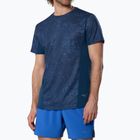 Koszulka do biegania męska  Mizuno Active DryAeroFlow Graphic estate blue