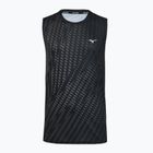 Koszulka do biegania męska Mizuno Core Graphic Sleeveless black/gray
