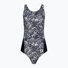 Strój pływacki jednoczęściowy damski Speedo Allover Digital Recordbreaker black/usa charcoal/shark grey/white