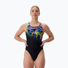 Strój pływacki jednoczęściowy Speedo Placement Printed Powerback static volta/anthracite