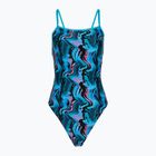 Strój pływacki jednoczęściowy damski Speedo Printed Web Back canyon ombre/black