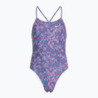 Strój pływacki jednoczęściowy dziecięcy Nike Hydrastrong Charms Multi Print Lace Up Back blue